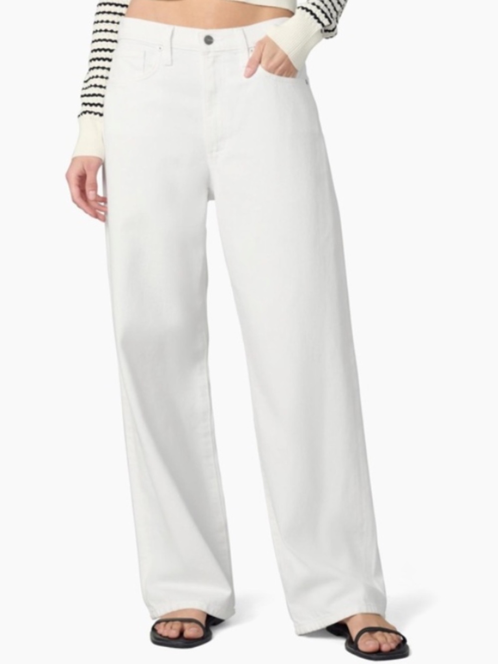 Joe’s Jeans The Ryan Low Slung Baggy White Jeans NWT